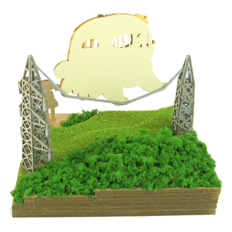 Sankei Miniature Art Kit - Studio Ghibli - Mei & Nekobus (My Neighbour Totoro)
