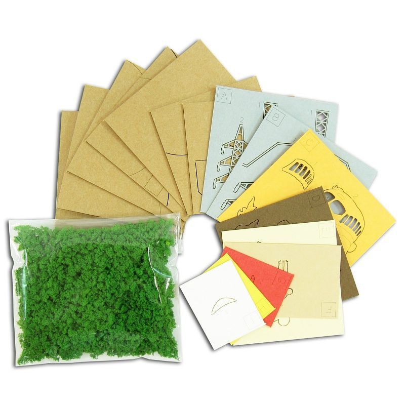 Sankei Miniature Art Kit - Studio Ghibli - Mei & Nekobus (My Neighbour Totoro)