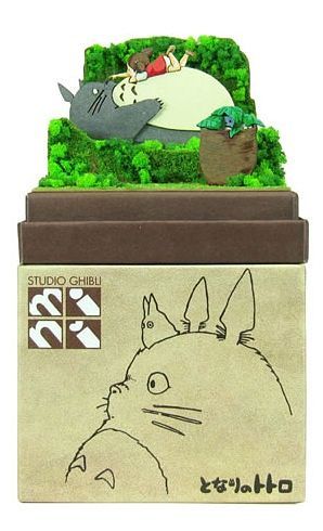 Sankei Miniature Art Kit - Studio Ghibli - Mei and Totoro (My Neighbour Totoro)