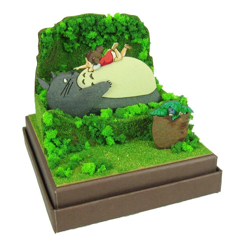 Sankei Miniature Art Kit - Studio Ghibli - Mei and Totoro (My Neighbour Totoro)