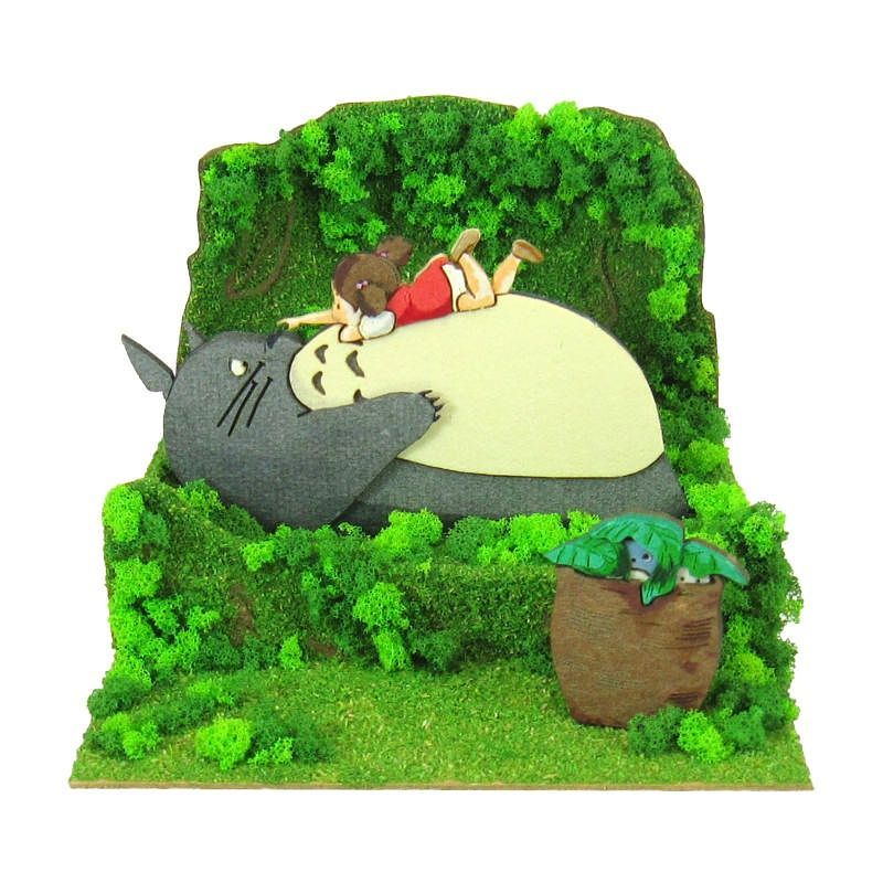 Sankei Miniature Art Kit - Studio Ghibli - Mei and Totoro (My Neighbour Totoro)
