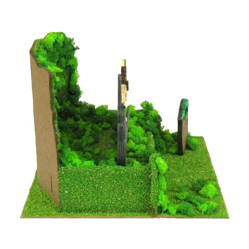 Sankei Miniature Art Kit - Studio Ghibli - Mei and Totoro (My Neighbour Totoro)