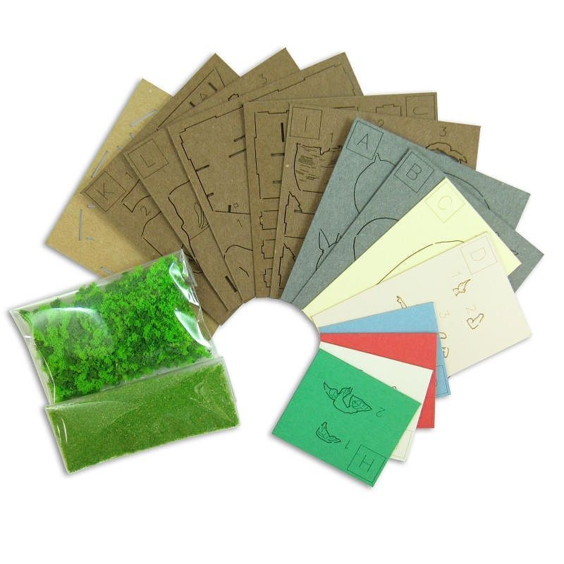 Sankei Miniature Art Kit - Studio Ghibli - Mei and Totoro (My Neighbour Totoro)