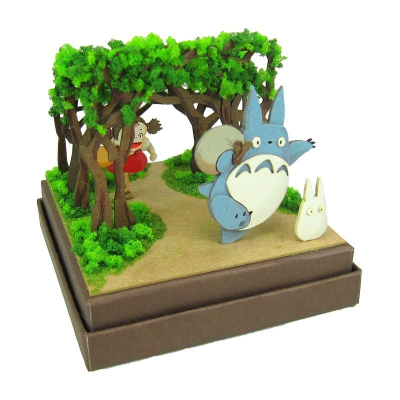 Sankei Miniature Art Kit - Studio Ghibli - Secret Tunnel (My Neighbour Totoro)