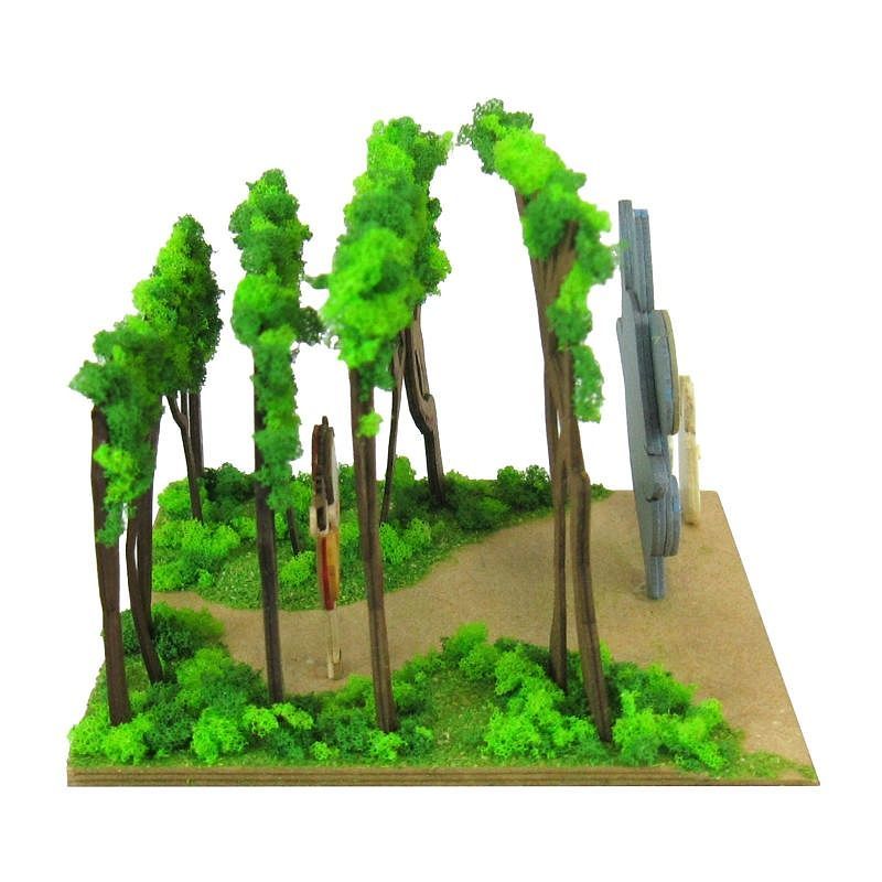 Sankei Miniature Art Kit - Studio Ghibli - Secret Tunnel (My Neighbour Totoro)