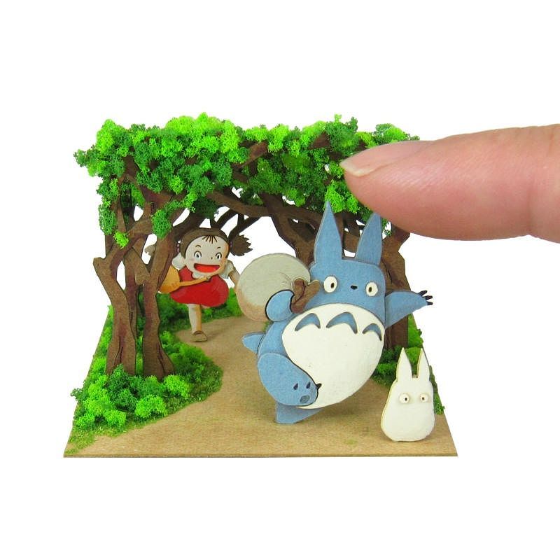 Sankei Miniature Art Kit - Studio Ghibli - Secret Tunnel (My Neighbour Totoro)