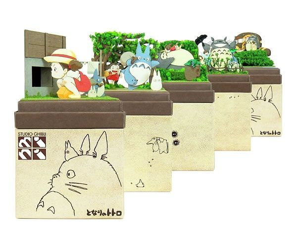 Sankei Miniature Art Kit - Studio Ghibli - Small Totoro (My Neighbour Totoro)