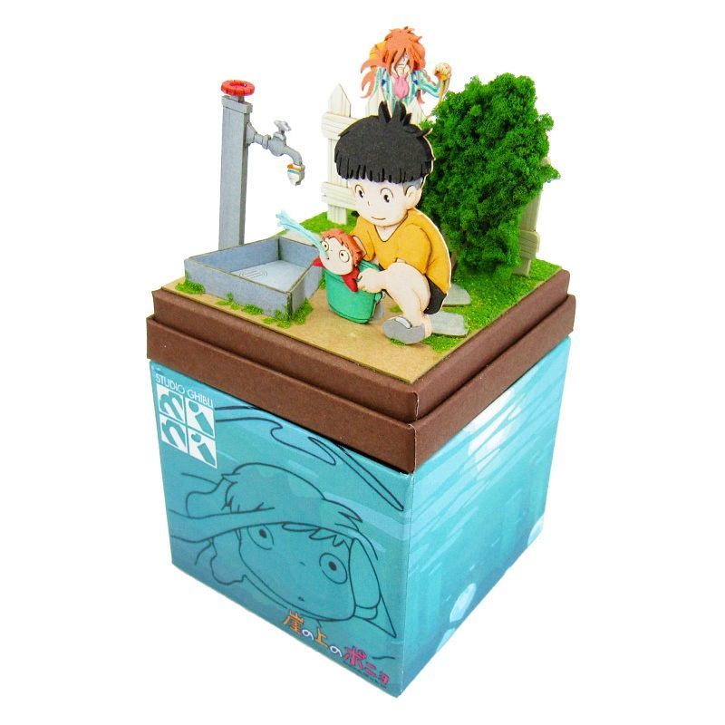 Sankei Miniature Art Kit - Studio Ghibli - Sosuke Ponyo Fujimoto (Ponyo on the Cliff by the Sea)