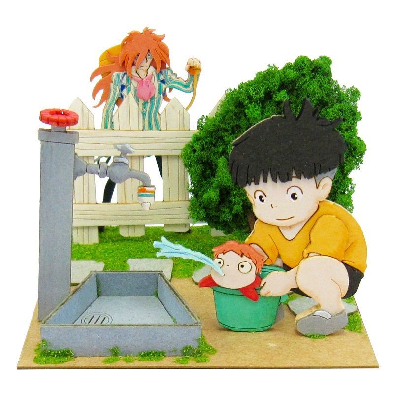 Sankei Miniature Art Kit - Studio Ghibli - Sosuke Ponyo Fujimoto (Ponyo on the Cliff by the Sea)
