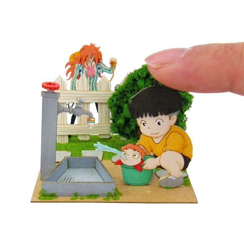 Sankei Miniature Art Kit - Studio Ghibli - Sosuke Ponyo Fujimoto (Ponyo on the Cliff by the Sea)
