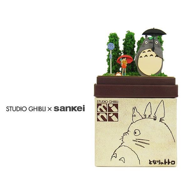 Sankei Miniature Art Kit - Studio Ghibli - Totoro & Bus Stop (My Neighbour Totoro)