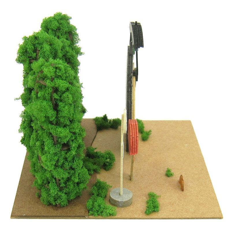 Sankei Miniature Art Kit - Studio Ghibli - Totoro & Bus Stop (My Neighbour Totoro)