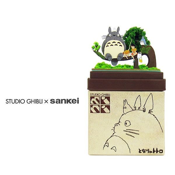 Sankei Miniature Art Kit - Studio Ghibli - Totoro & Satsuki & Mei (My Neighbour Totoro)
