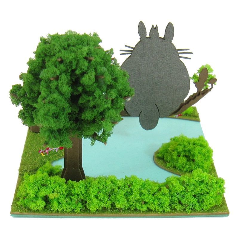 Sankei Miniature Art Kit - Studio Ghibli - Totoro & Satsuki & Mei (My Neighbour Totoro)