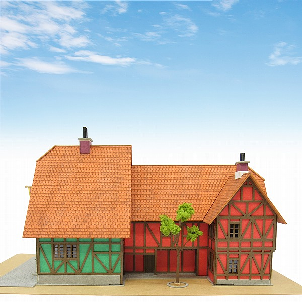 Sankei 1/150 Miniature Art Kit - Studio Ghibli - Hatter Hat Shop (Howl's Moving Castle)