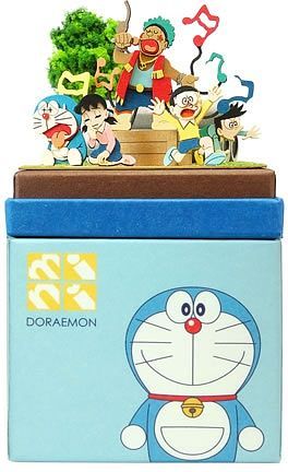 Sankei Miniature Art Kit - Doraemon - Gian Recital