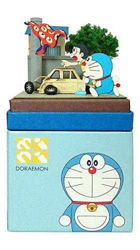 Sankei Miniature Art Kit - Doraemon - Time Furoshiki