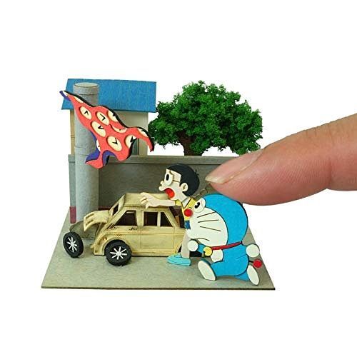 Sankei Miniature Art Kit - Doraemon - Time Furoshiki