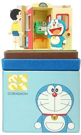 Sankei Miniature Art Kit - Doraemon - What-If Phone Booth