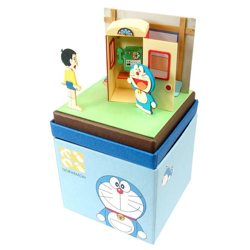 Sankei Miniature Art Kit - Doraemon - What-If Phone Booth