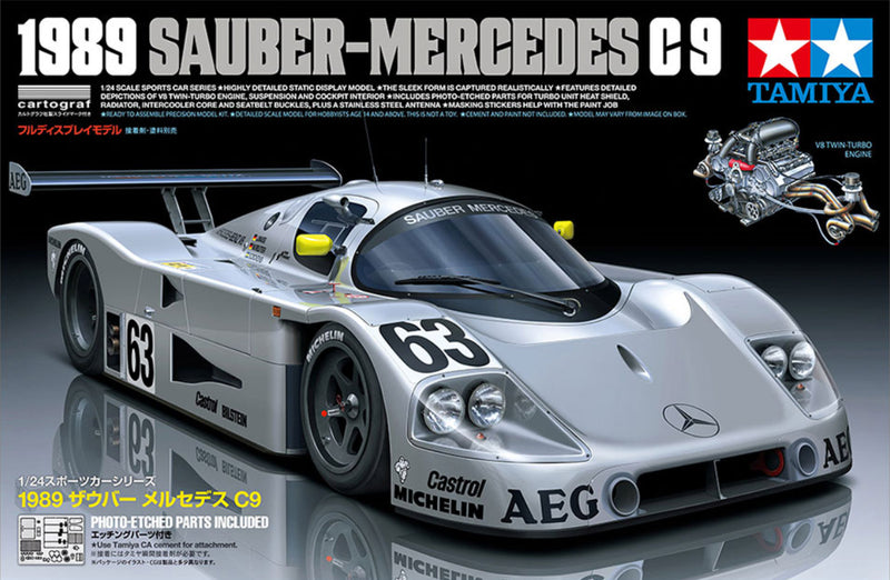 1/24 1989 Sauber-Mercedes C9 (Tamiya Sports Car Series 359)