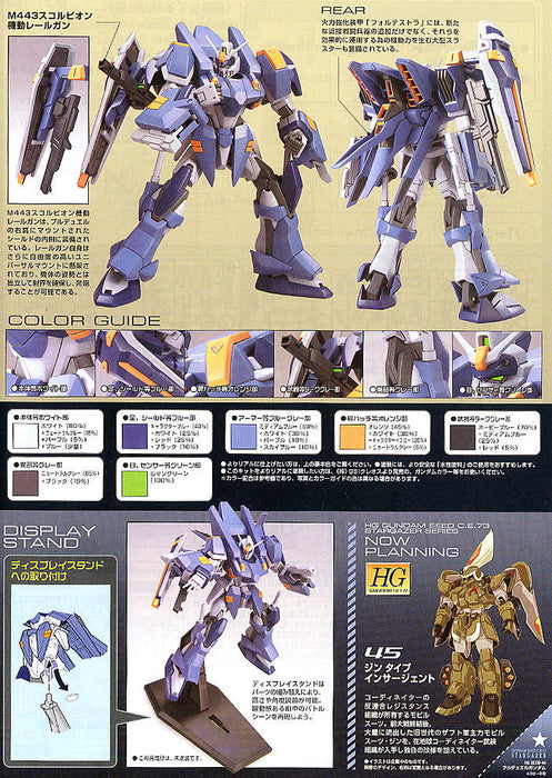 High Grade (HG) Gundam Seed 1/144 GAT-X1022 Blu Duel Gundam