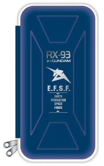 Gundam Stationery - Semi-Hard Pen Case - Nu Gundam