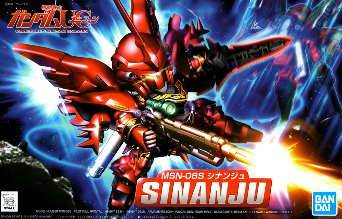 SD Gundam BB365 MSN-06S Sinanju