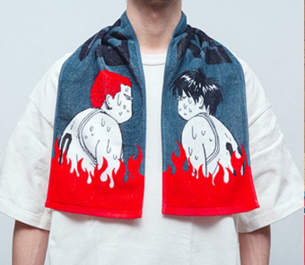 Slam Dunk - Mela Mela Towel (Gray)