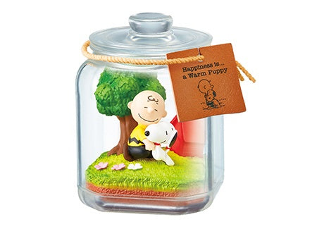 Re-ment - Peanuts - Snoopy & Friends Terrarium - Happiness with Snoopy