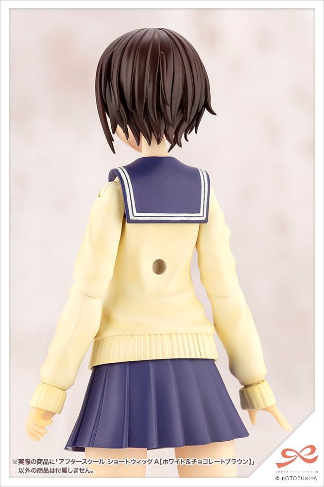 Sousai Shojo Teien (創彩少女庭園) 1/10 After School Short Wig A (White & Chocolate Brown)