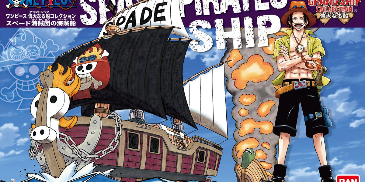 Bandai One Piece Grand Ship Collection - Spade Pirates' Ship