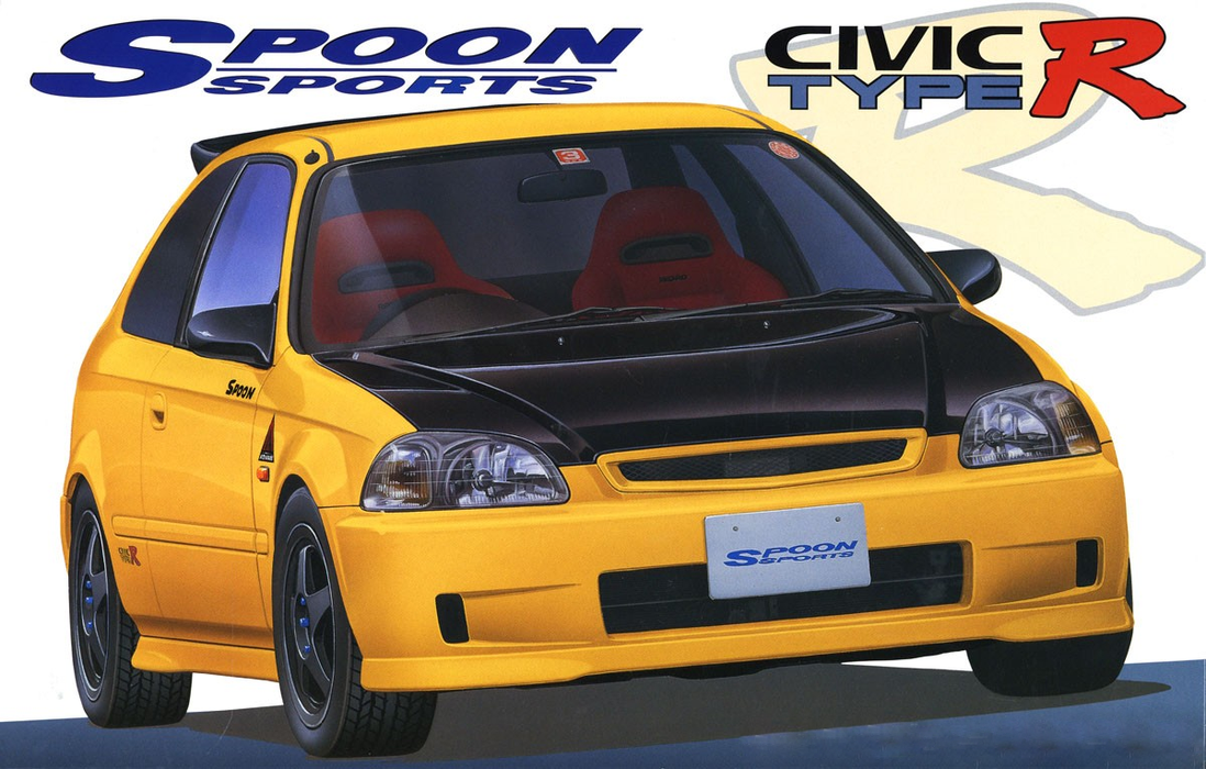 1/24 Honda Spoon Civic Type R (EK9) (Fujimi Inch-up Series ID-280)