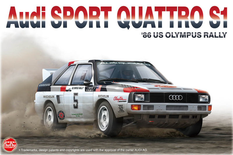 1/24 Audi Sport Quattro S1 '86 US Olympus Rally (Platz/Nunu PN24023)