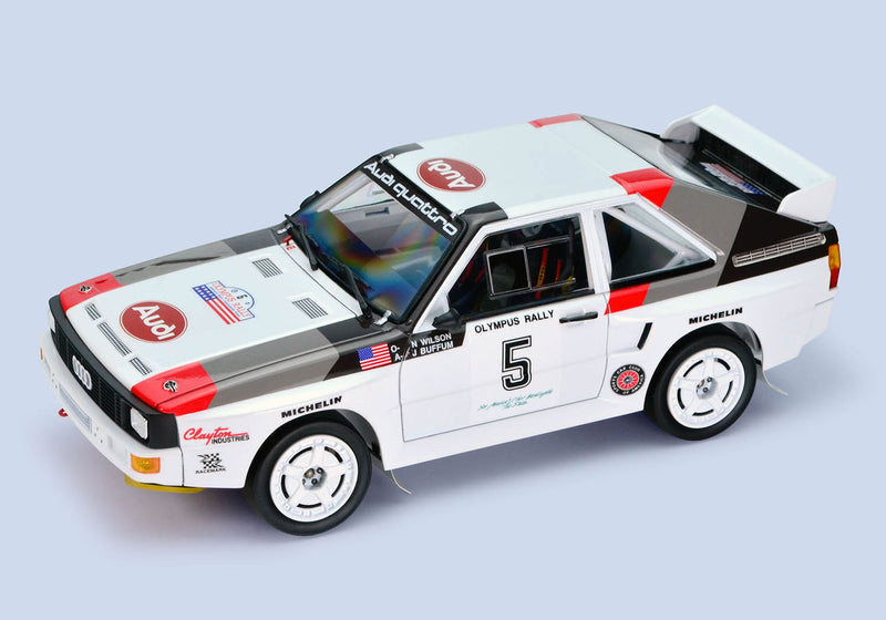 1/24 Audi Sport Quattro S1 '86 US Olympus Rally (Platz/Nunu PN24023)