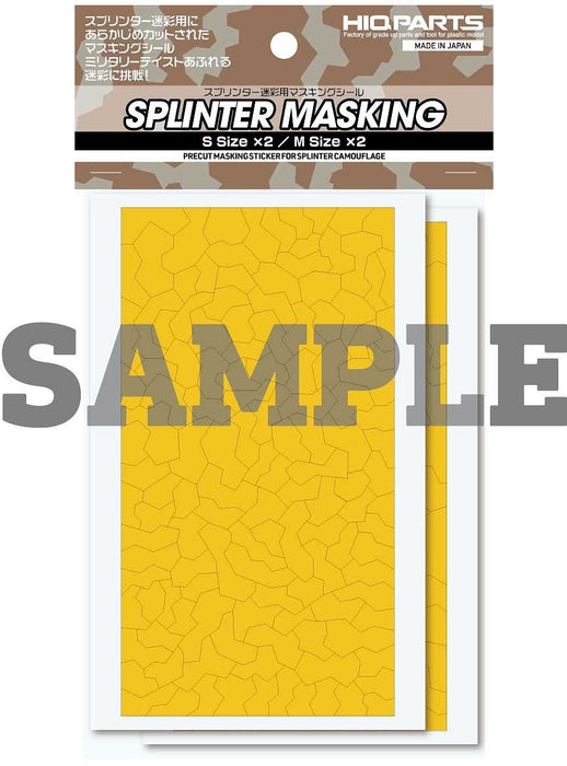 HiQ Parts Pre-cut Masking for Splinter Camouflage (2x 2 sizes, total 4pcs) (SPC-MSK)