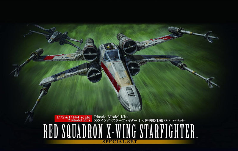 Star Wars 1/72 & 1/144 Red Squadron X-Wing Starfighter Set