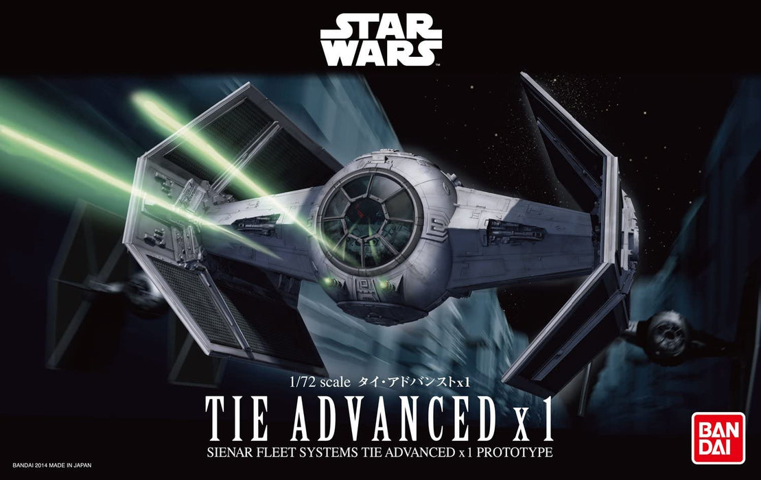 Star Wars 1/72 TIE Advanced x1