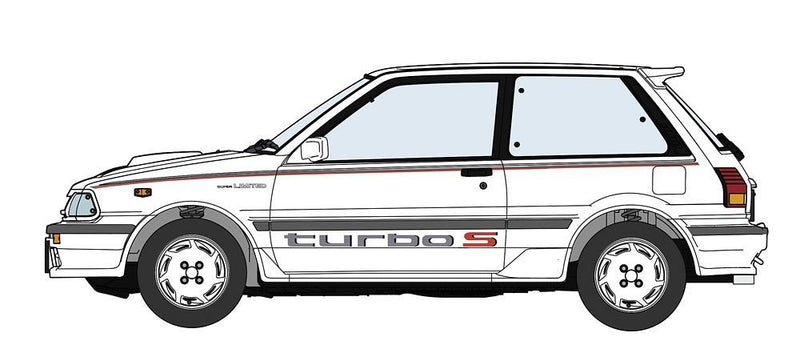 1/24 Toyota Starlet EP71 Turbo-S (3 Door) Middle Version Super-Limited