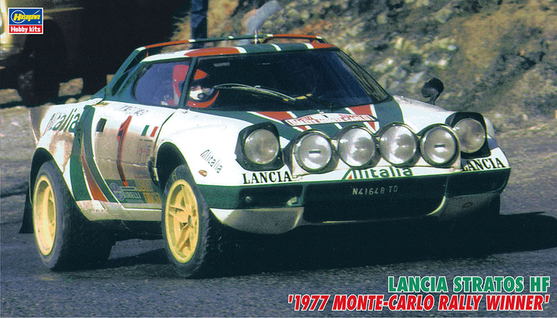 1/24 Lancia Stratos HF '1977 Monte Carlo Rally Winner' (Hasegawa Collection Rally Series CR-32)