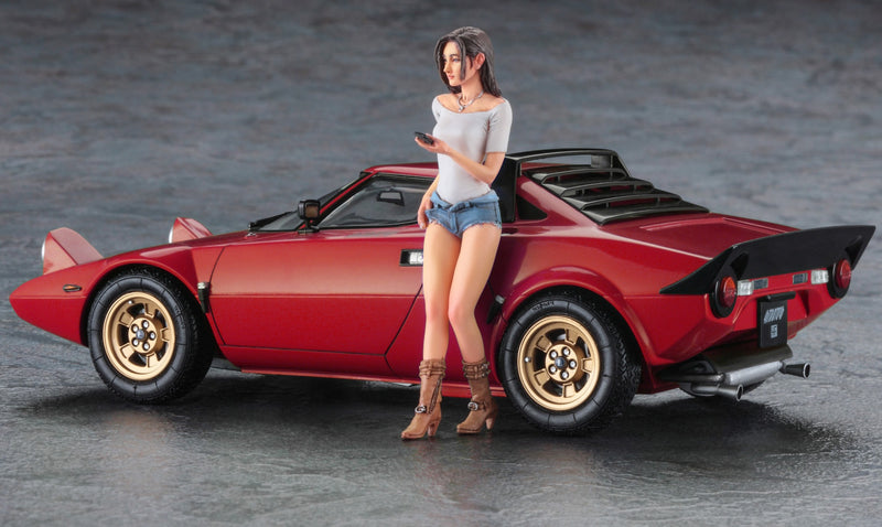 1/24 Lancia Stratos HF 'Stradale' w/ Italian Girl's Figure