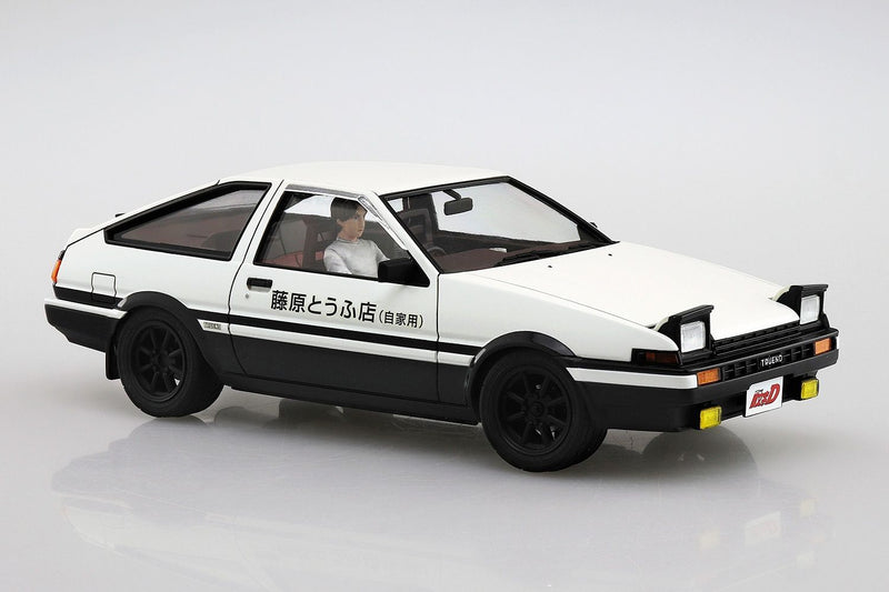 Initial D 1/24 Fujiwara Takumi Toyota AE86 Trueno Project D Ver. with Figure