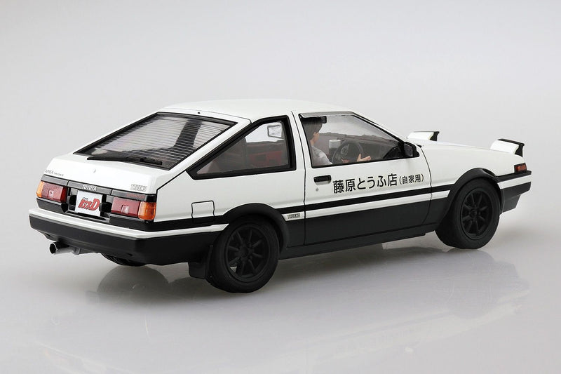 Initial D 1/24 Fujiwara Takumi Toyota AE86 Trueno Project D Ver. with Figure