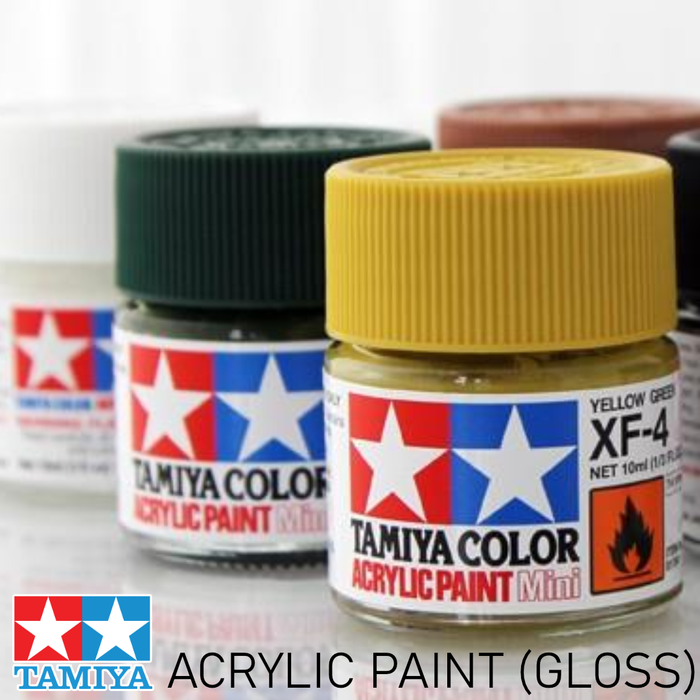 Tamiya Color Acrylic Paint Mini (Gloss) (81501-81535)