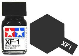 Tamiya Color Enamel Paint XF-1 Flat Black