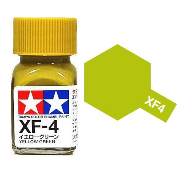 Tamiya Color Enamel Paint XF-4 Yellow Green