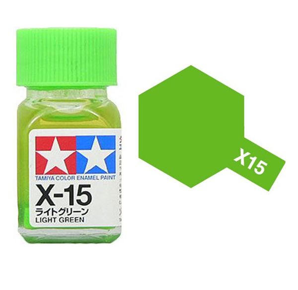 Tamiya Color Enamel Paint X-15 Light Green