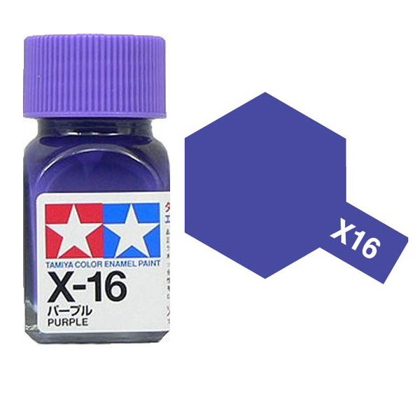 Tamiya Color Enamel Paints X-16 Purple - Argama Hobby - Toronto