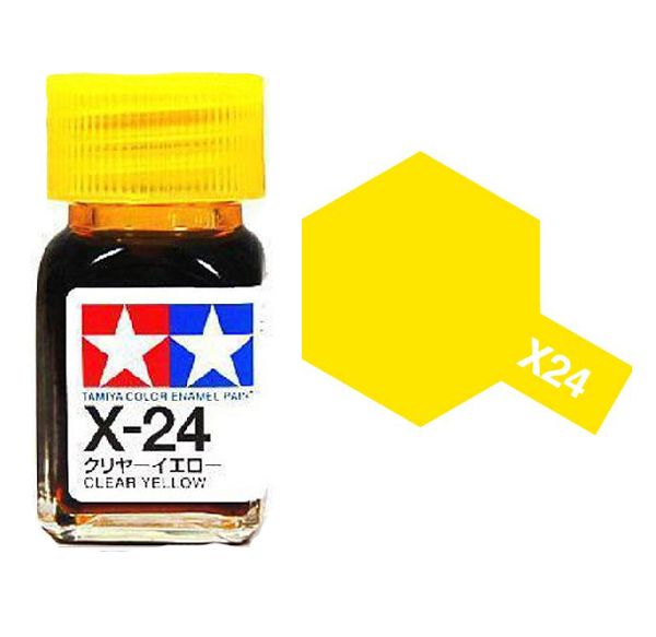 Tamiya Color Enamel Paint X-24 Clear Yellow