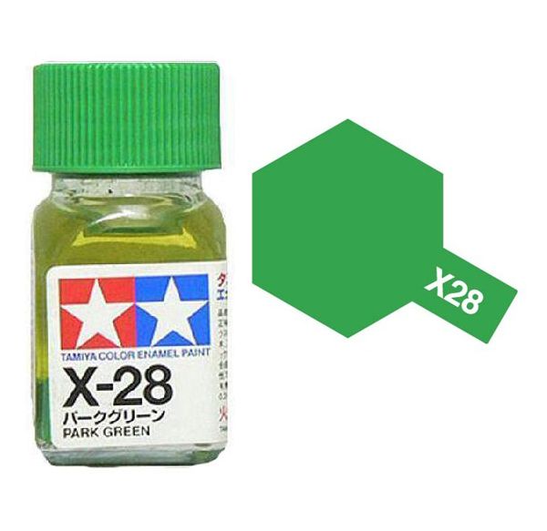 Tamiya Color Enamel Paint X-28 Park Green